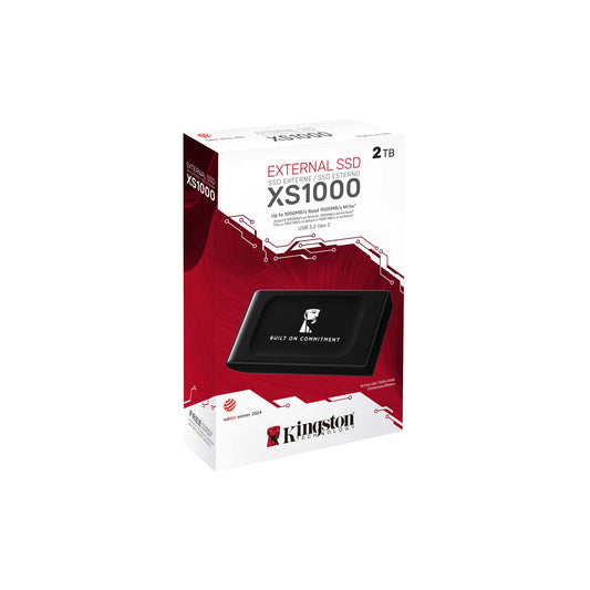 KINGSTON XS1000 2TB SSD | POCKET-SIZED | USB 3.2 GEN 2 | EXTERNAL SOLID STATE DRIVE | UP TO 1050MB/S SXS1000/2000G