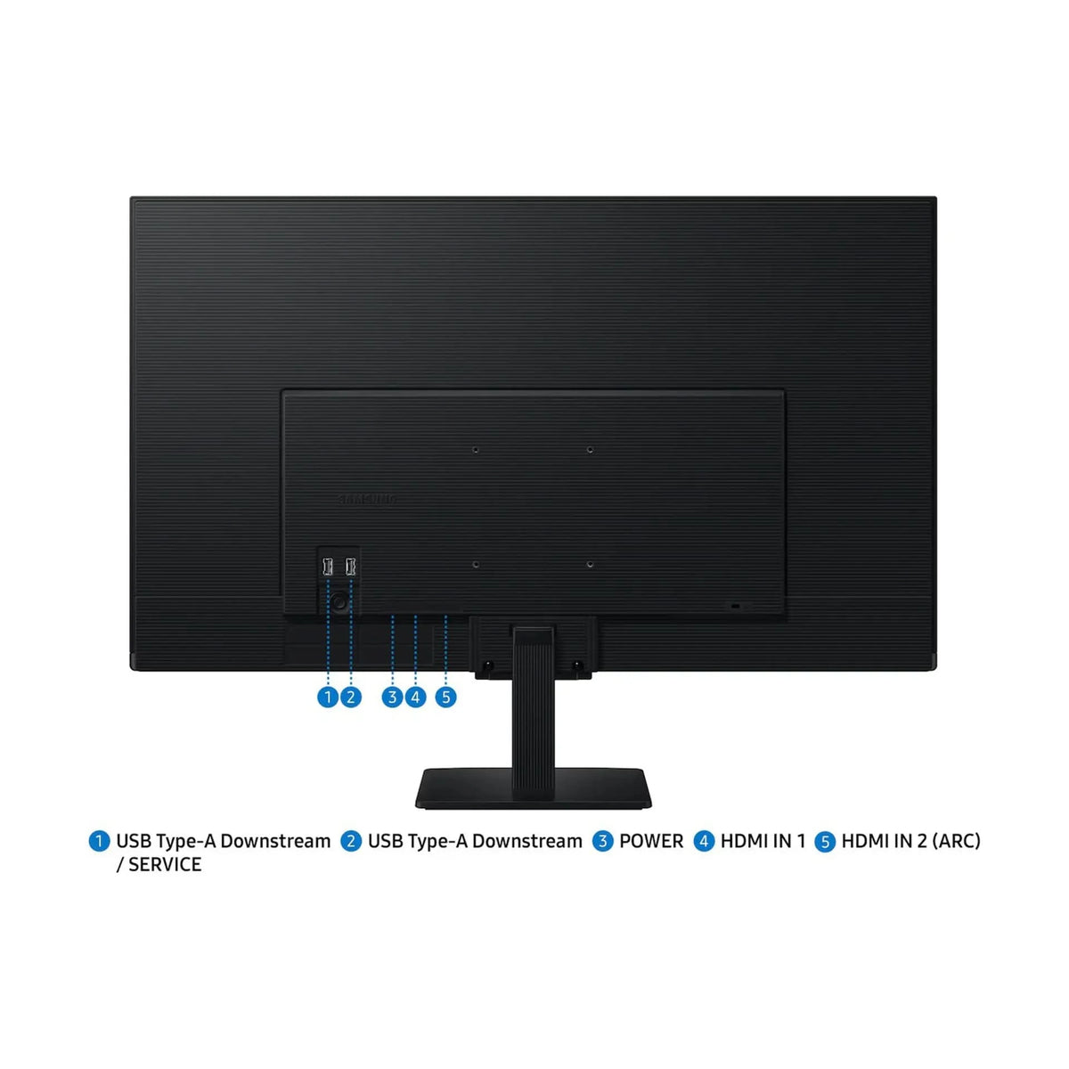 Samsung 32 Inch Smart Monitor M5 Full HD, VA Panel, Smart TV Apps, HDR10, Built-in Speakers, Wi-Fi, Bluetooth, LS32FM500EWXXL