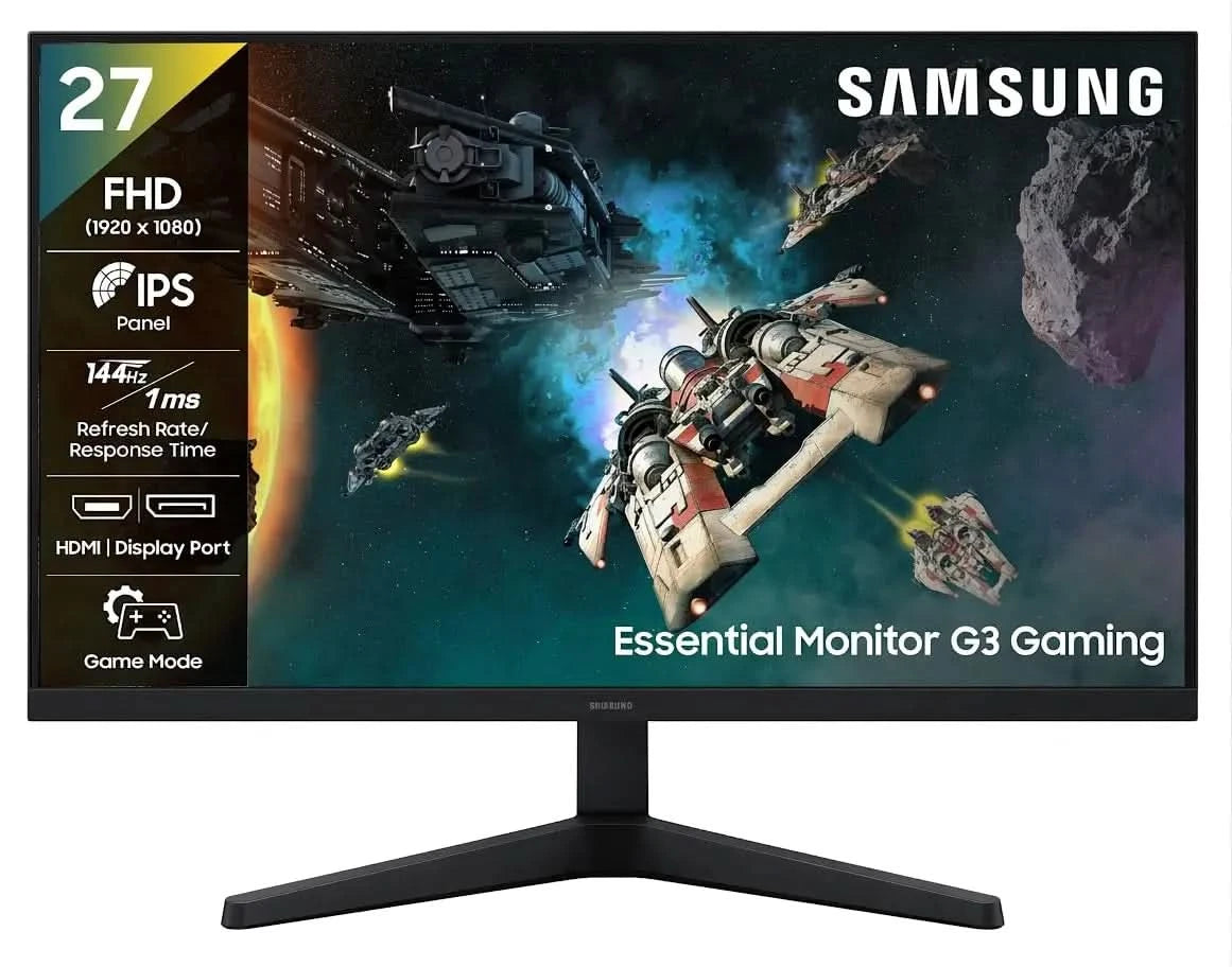 Samsung 27 Inch LS27HG310EWXXL Gaming Monitor, Full HD Display, High Refresh Rate, HDMI, Adjustable Stand