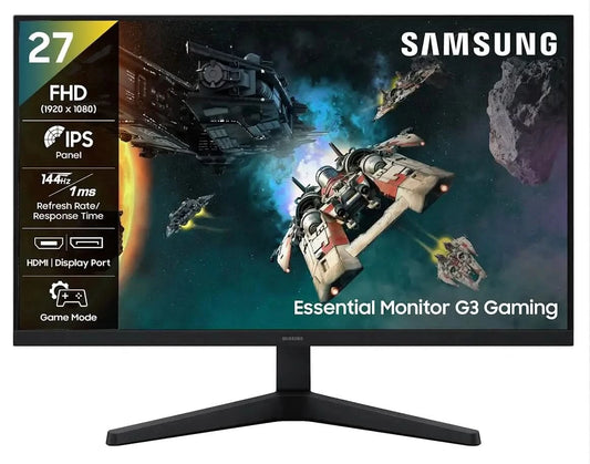 Samsung 27 Inch LS27HG310EWXXL Gaming Monitor, Full HD Display, High Refresh Rate, HDMI, Adjustable Stand