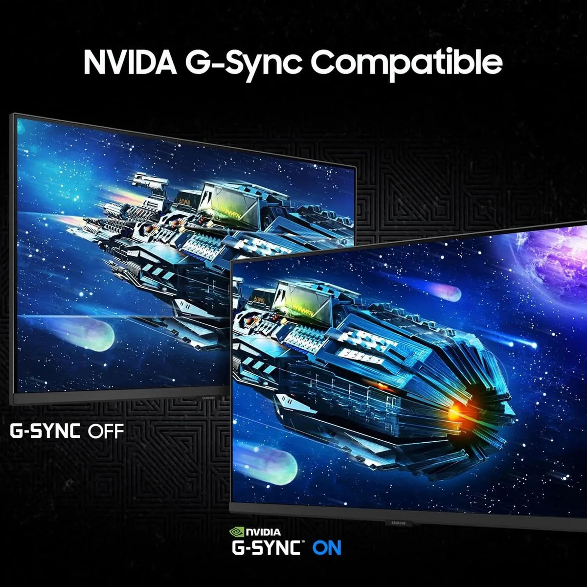 Samsung LS27FG600EW 27 Inch Full HD Gaming Monitor 180Hz 1ms IPS AMD FreeSync