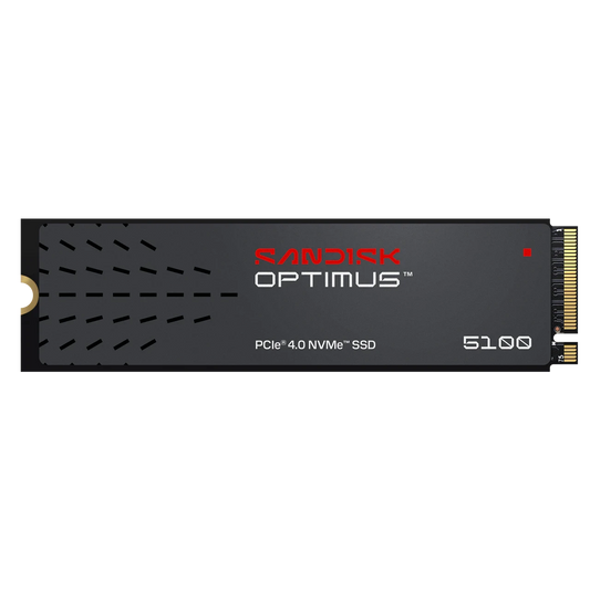 SanDisk Optimus 5100 500GB NVMe SSD, PCIe 4.0 x4, Up to 6600MB/s Read, 5600MB/s Write, M.2 2280