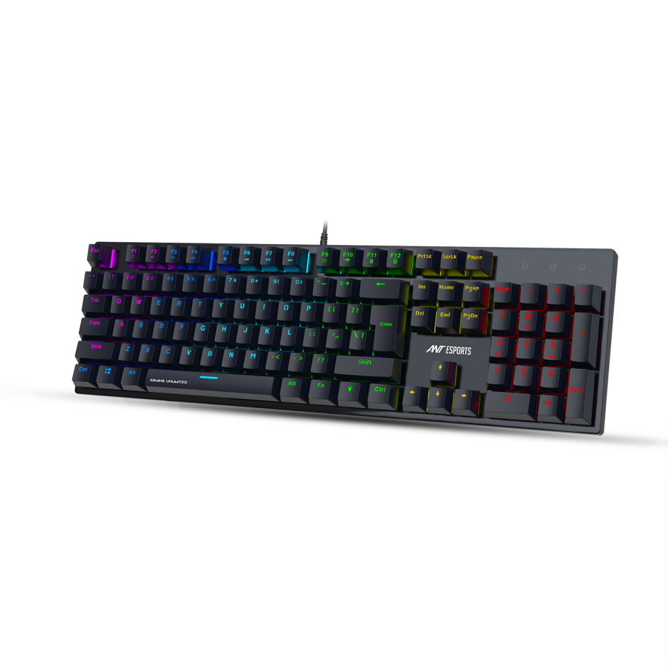 Ant Esports MK3400 Pro V3 Mechanical Gaming Keyboard - Black (Bis.R-41179400)