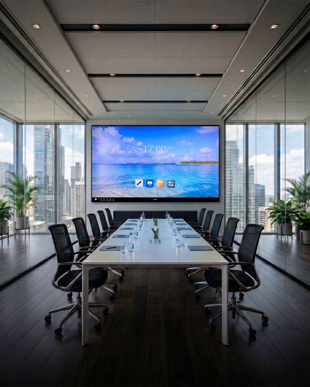 Aero SmartVue 55 Inch Interactive Smart Display, Android 14, 8GB RAM, 128GB Storage