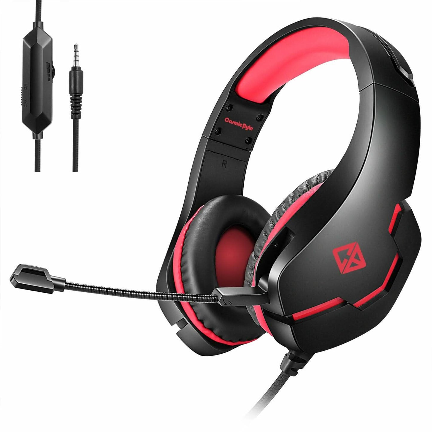 COSMIC BYTE STARDUST RED GAMING HEADPHONE