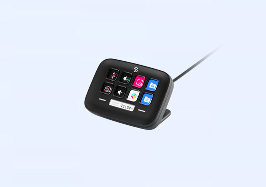 ELGATO STREAM DECK NEO USB PRODUCTIVITY CONTROLLER, 8 CUSTOMIZABLE KEYS 10GBJ9911 BLACK