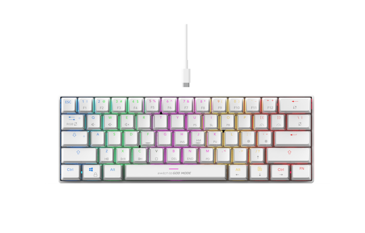 COSMIC BYTE CB-GK-32 THEMIS (WHITE) GAMING KEYBOARD