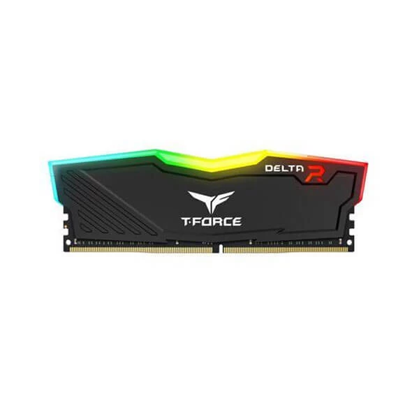 TEAMGROUP T-FORCE DELTA RGB 16GB (16GBX1) DDR4 3600MHZ BLACK DESKTOP RAM