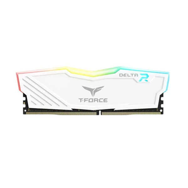 TEAMGROUP T-FORCE DELTA RGB 16GB (16GBX1) DDR4 3200MHZ WHITE DESKTOP RAM