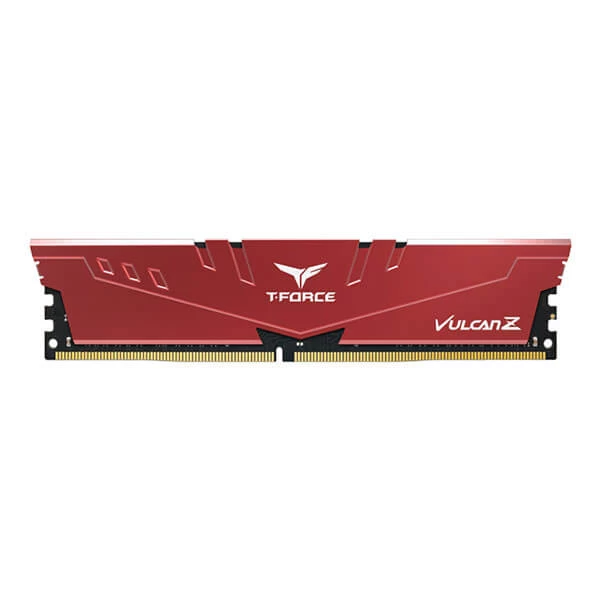 TEAMGROUP T-FORCE VULCAN Z 8GB (8GBX1) DDR4 3200MHZ DESKTOP RAM (RED)