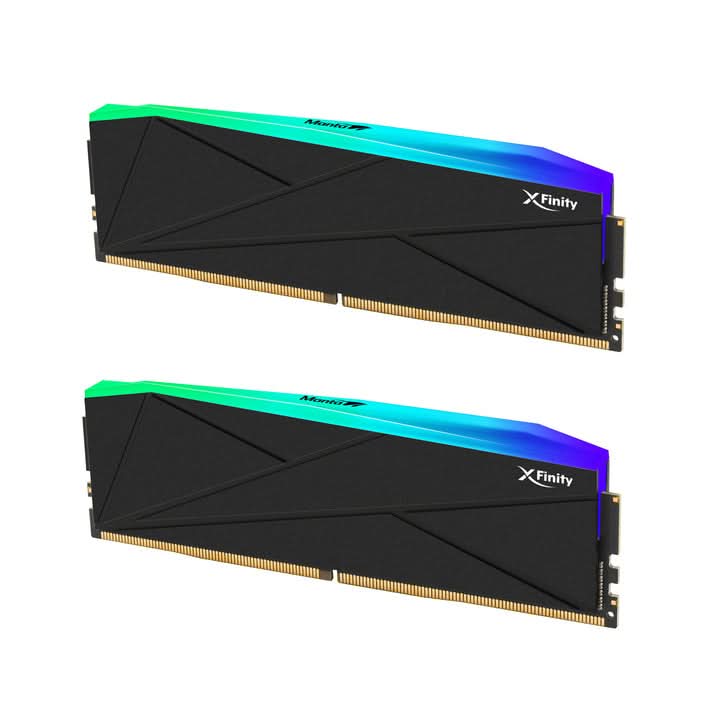 V-COLOR Manta XFinity RGB 64GB (32x2) DDR5 6000MHz Gaming Memory, 32GB x2, CL30, Intel XMP & AMD EXPO, Black
