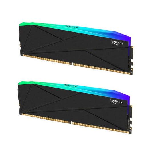 V-COLOR Manta XFinity RGB 64GB (32x2) DDR5 6000MHz Gaming Memory, 32GB x2, CL30, Intel XMP & AMD EXPO, Black