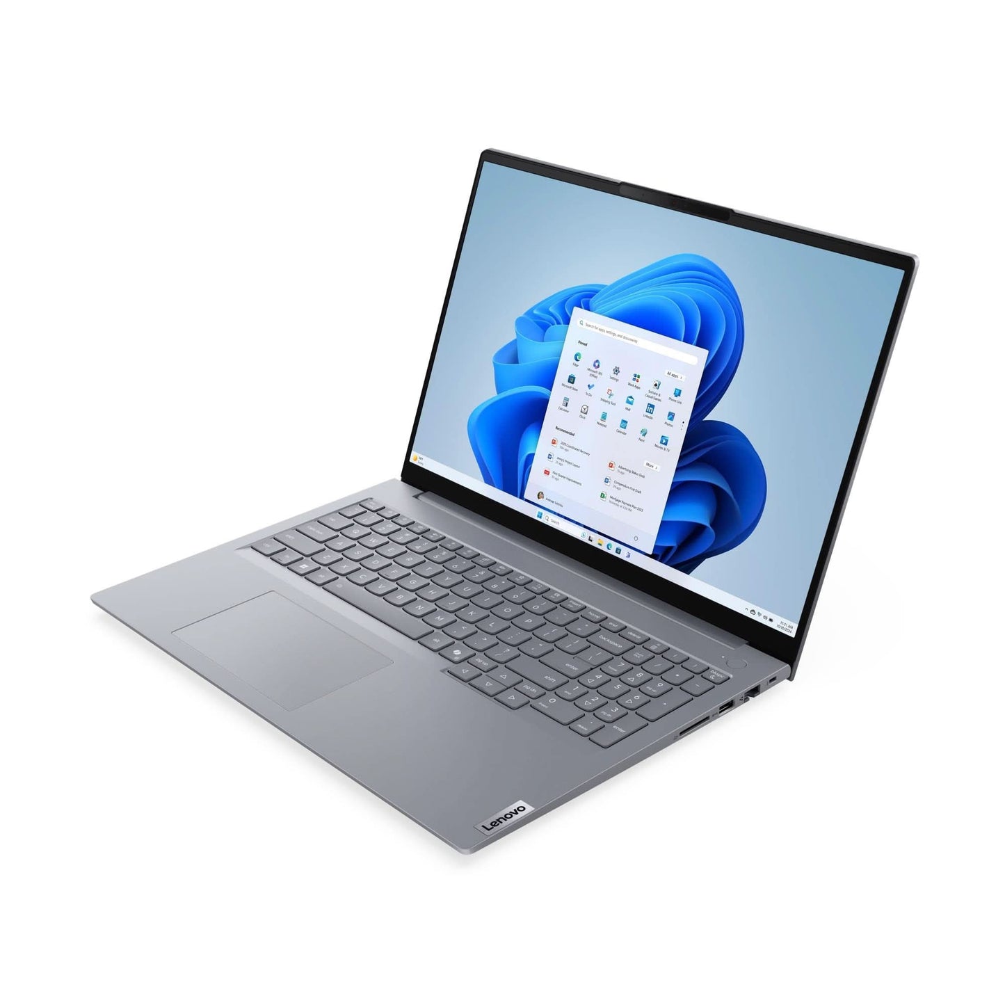 Lenovo 16 G8 16 Inch WUXGA, Intel Core 5 210H, 16GB DDR5 5600, 512 GB SSD M.2 2242, DOS, Integrated Graphics, Camera Privacy Shutter, Wi-Fi and BT, Thunderbolt 4 Arctic Grey, 1Y Onsite Warranty, Bag pack