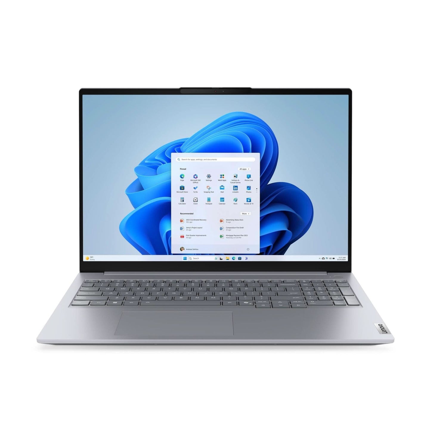 Lenovo Thinkbook16 G6 R5 7535HS, 16GB, 512GB SSD, DOS, 16 Inch FHD IPS, Wi-Fi6, 1Y Onsite Warranty