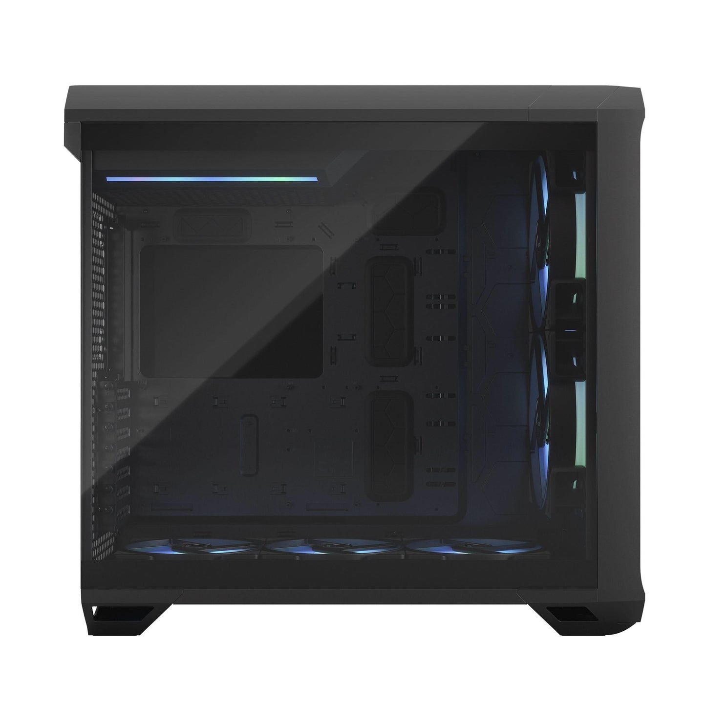 FRACTOL TORRENT RGB BLACK TG LIGHT TINT CABINET