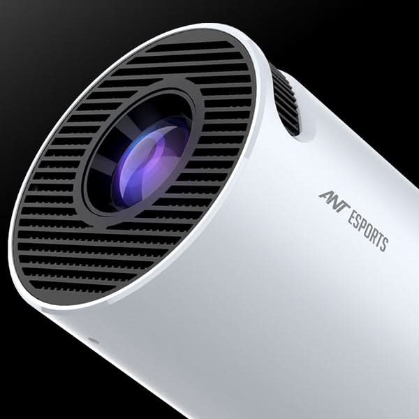 ANT Esports View 515 Plus HD Smart Projector, 4000 Lumens, Android 11, Auto Keystone, HDMI USB AUX, IR Remote