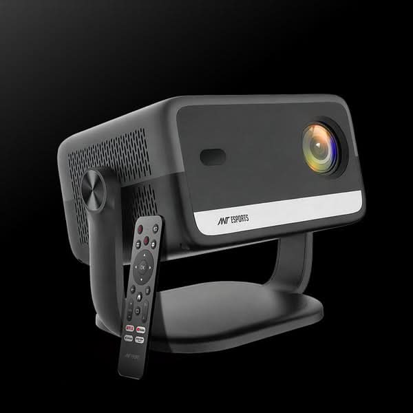 ANT Esports View 821 AI 1080P Smart Projector, 16000 Lumens, Android 13, Auto Focus, Auto Keystone, Whale OS, Bluetooth Voice Remote