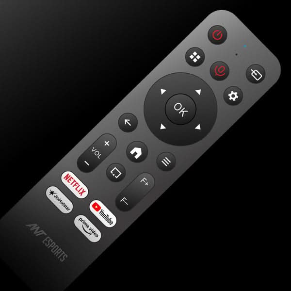 ANT Esports View 821 AI 1080P Smart Projector, 16000 Lumens, Android 13, Auto Focus, Auto Keystone, Whale OS, Bluetooth Voice Remote