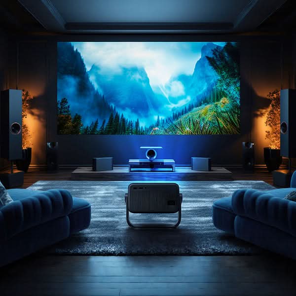 ANT Esports View 821 AI 1080P Smart Projector, 16000 Lumens, Android 13, Auto Focus, Auto Keystone, Whale OS, Bluetooth Voice Remote