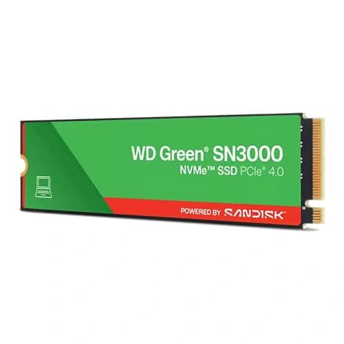 Western Digital WD Green SN3000 500GB M.2 NVMe WDS500G5G0E-00VNF0