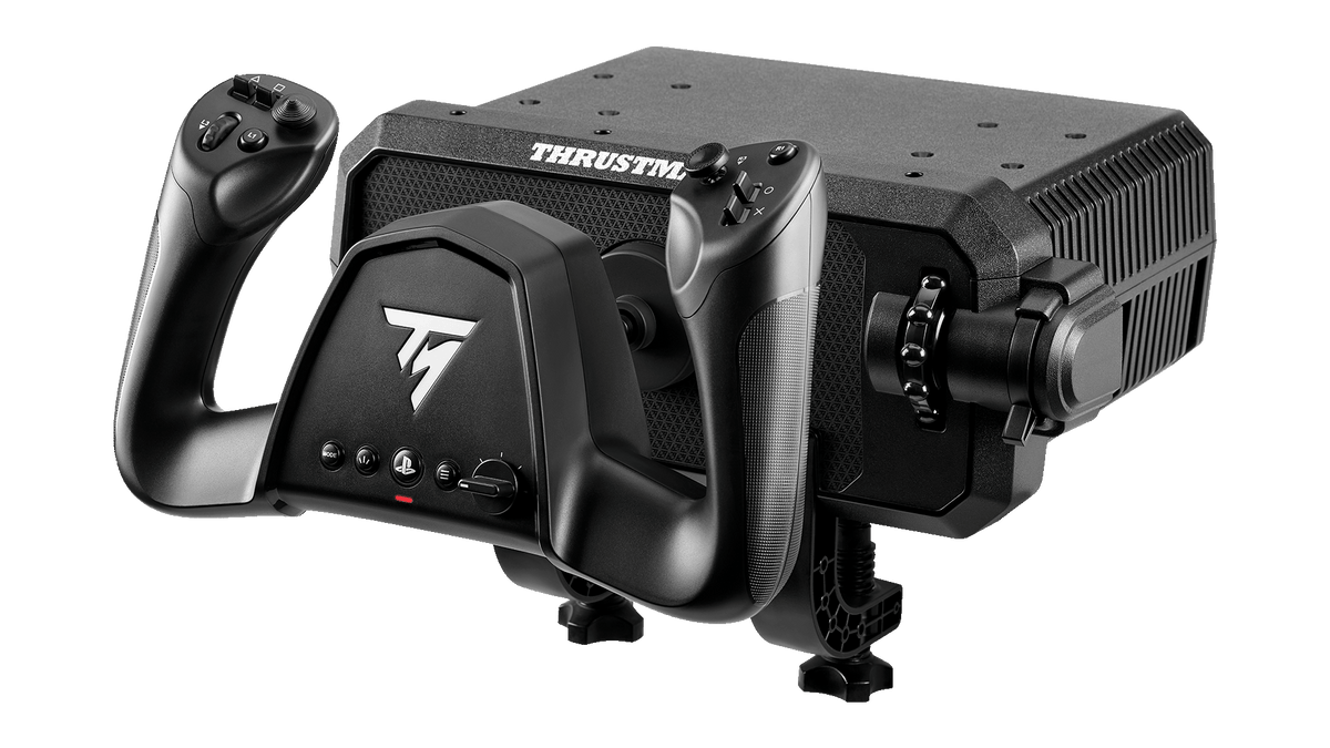 Thrustmaster TCA Sky Yoke, Flight Simulator Yoke and Throttle Controller for PC and PlayStation