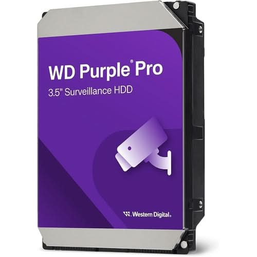 Western Digital 26TB WD Purple Pro Surveillance Internal Hard Drive HDD - SATA 6 Gb/s, 512 MB Cache, 3.5" - WD260PURP