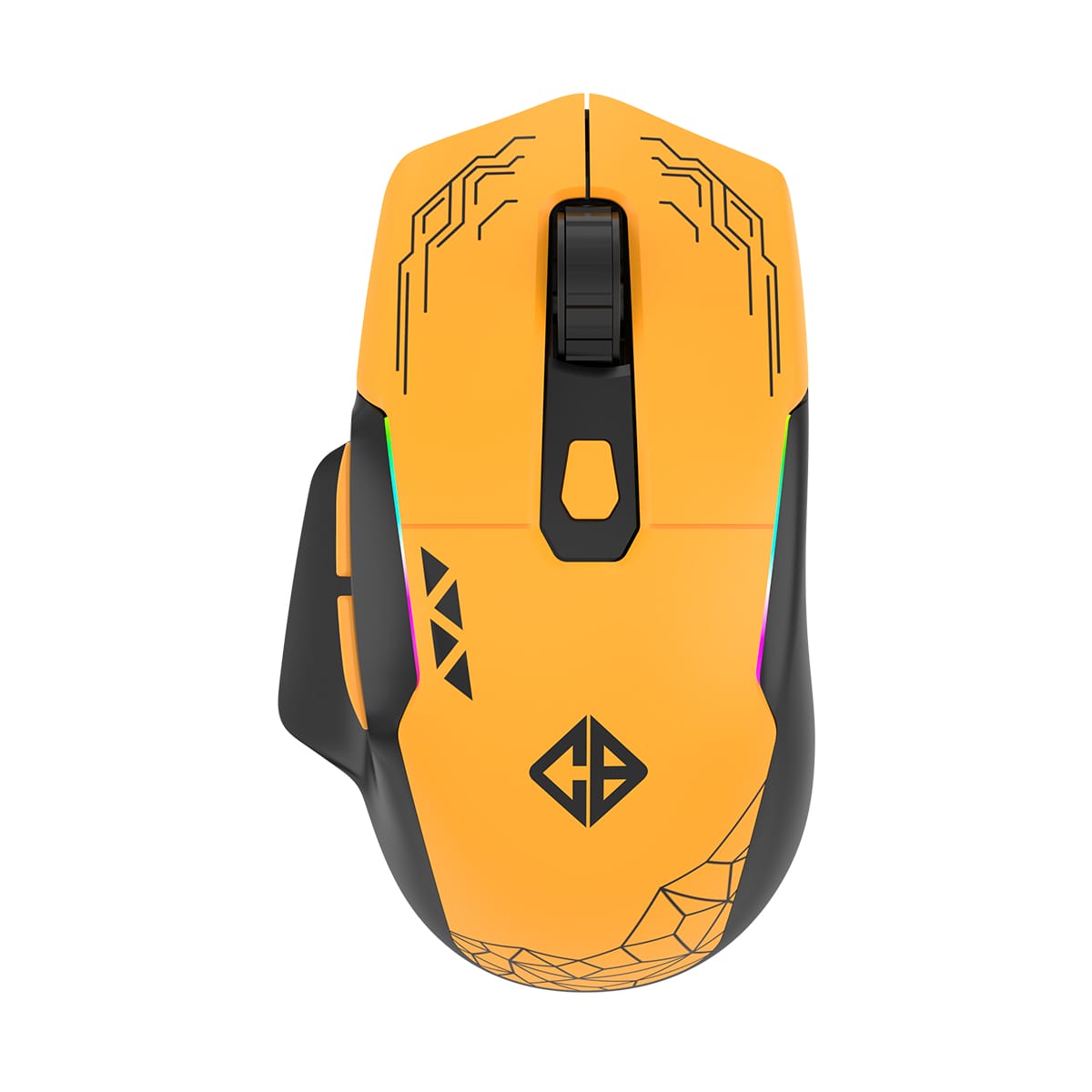 Cosmic Byte Helios Tri-Mode Mouse with Software Support, 1000Hz Polling Rate Black