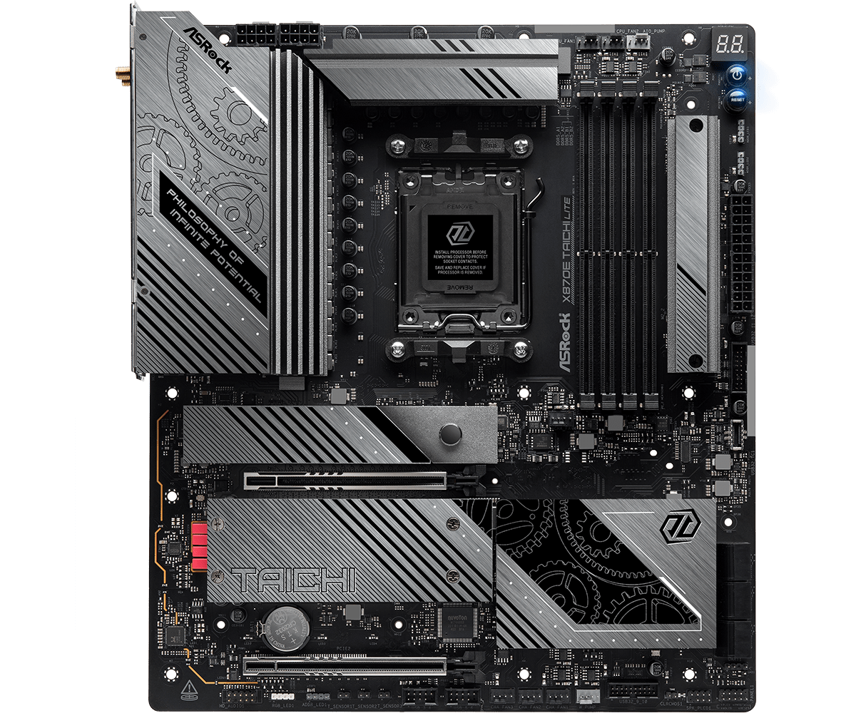 ASROCK X870E TAICHI LITE MOTHERBOARD