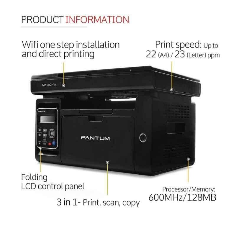 Pantum M6608N All-in-one Monochrome Laser Printer with Networking & AD