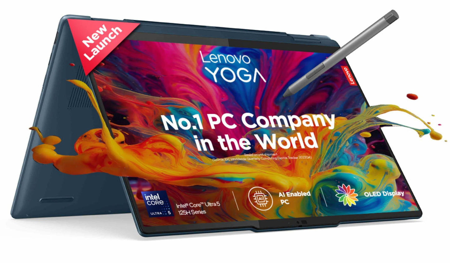 LENOVO YOGA 7I 83DJ006XIN [ULTRA 5-125H 14TH GEN/16GB/1TB SSD/WIN11 HOME+MSO/14.0 Inch TOUCH/INTEGRATED GRAPHICS /1 YEAR(S)/BLACK/DIGITAL PEN]