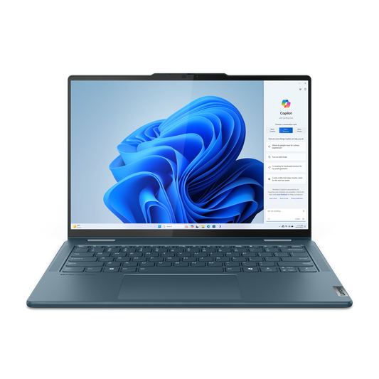 LENOVO YOGA 7 2IN1 83DJ006YIN [ULTRA7-155H 14TH GEN/16GB/1TB SSD/WIN11 HOME+MSO/14.0 INCH TOUCH/INTEGRATED GRAPHICS /1 YEAR(S)/TIDEAL TEAL]