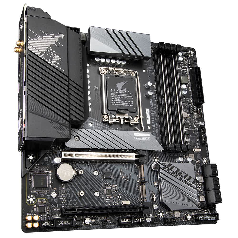 GIGABYTE GA-Z690M AORUS ELITE AX DDR4 INTEL LGA1700 MOTHERBOARD