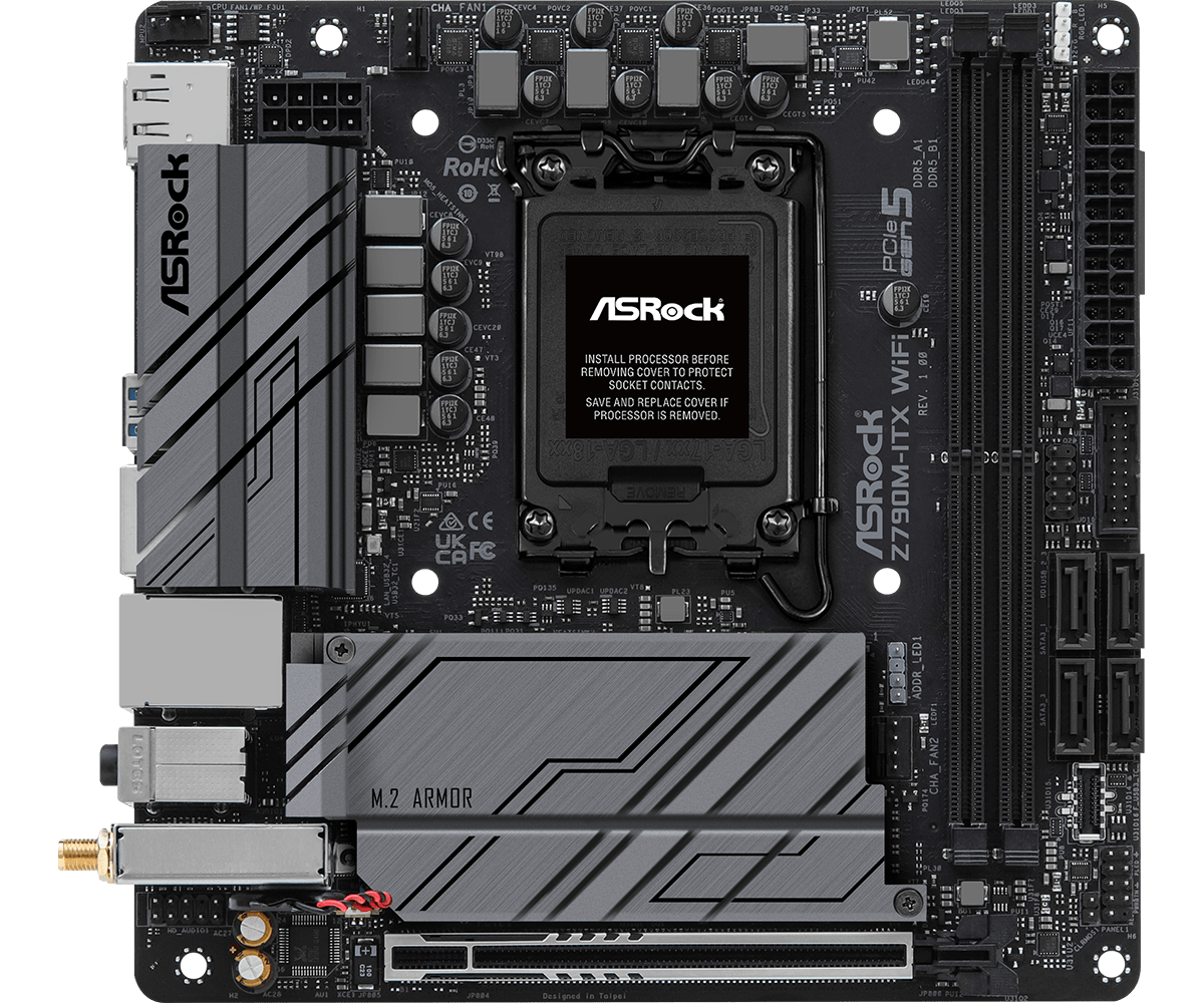 ASROCK Z790M-ITX WIFI DDR5 MOTHERBOARD