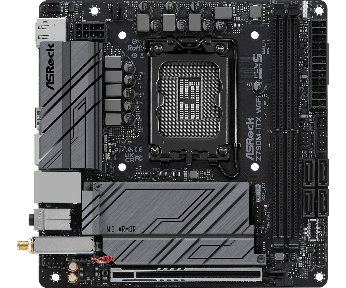 ASROCK Z790M-ITX WIFI DDR5 MOTHERBOARD