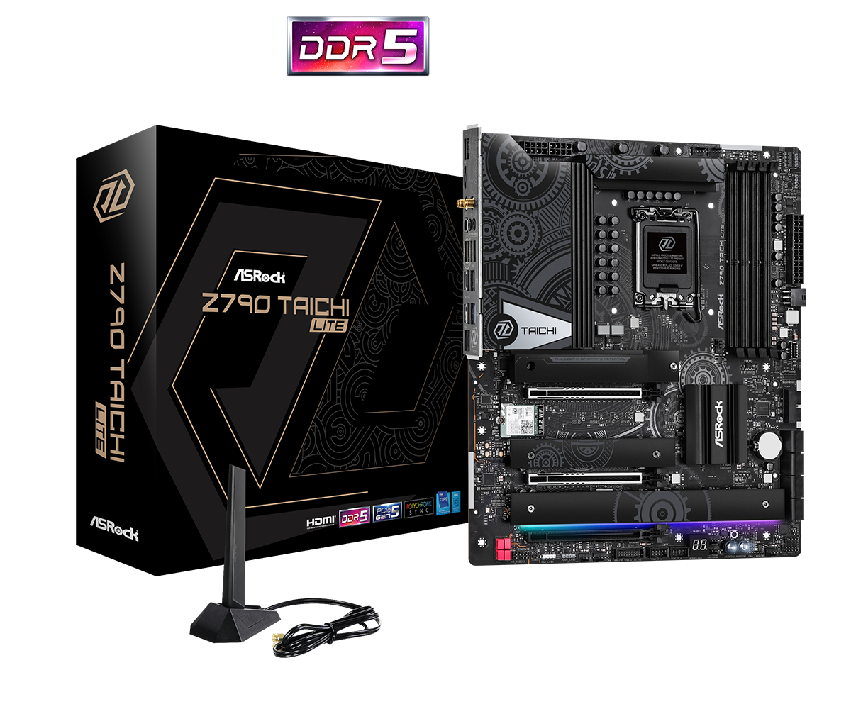 ASROCK Z790 TAICHI LITE (WI-FI) DDR5 MOTHERBOARD