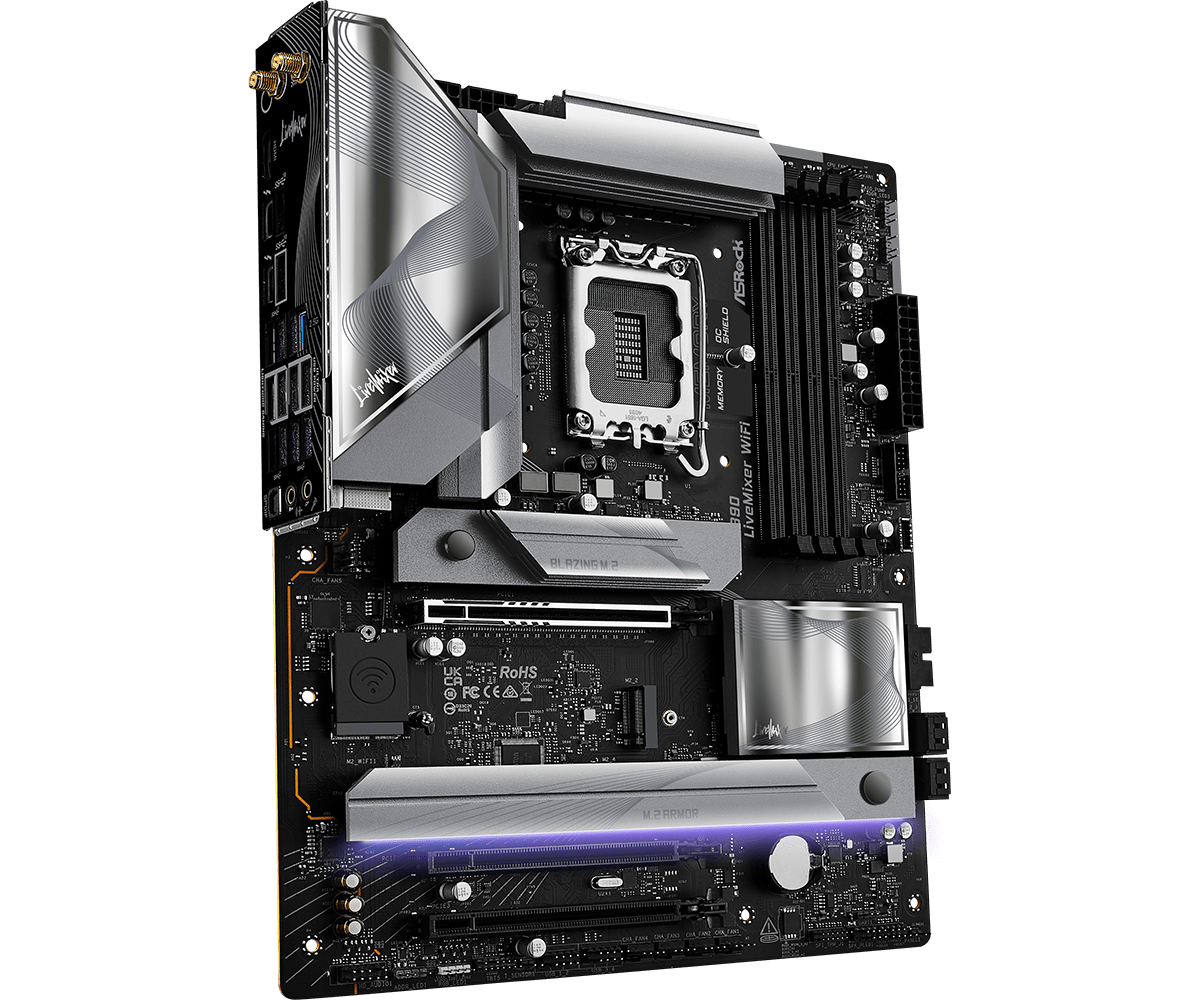 ASROCK Z890 LIVE MIXER WIFI DDR5 INTEL MOTHERBOARD