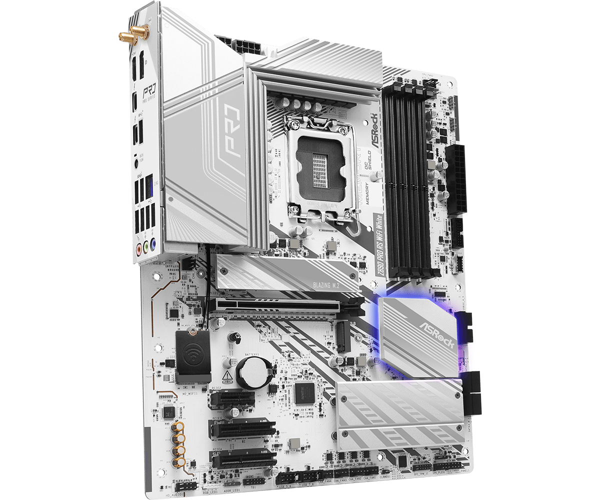 ASROCK Z890 PRO RS WIFI WHITE MOTHERBOARD