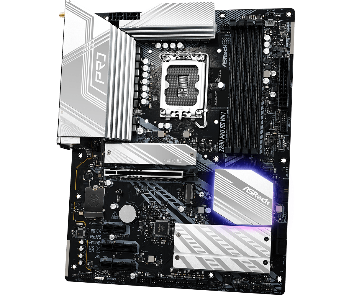 ASROCK Z890 PRO RS WIFI DDR5 INTEL MOTHERBOARD