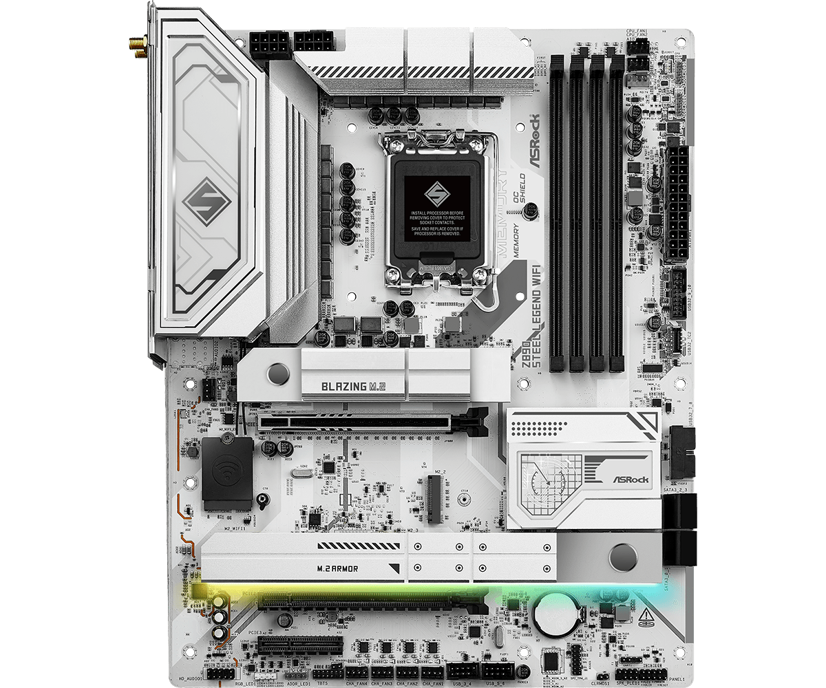 ASROCK Z890 STEEL LEGEND WIFI DDR5 INTEL MOTHERBOARD