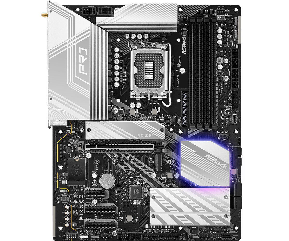 ASROCK Z890 PRO RS WIFI DDR5 INTEL MOTHERBOARD