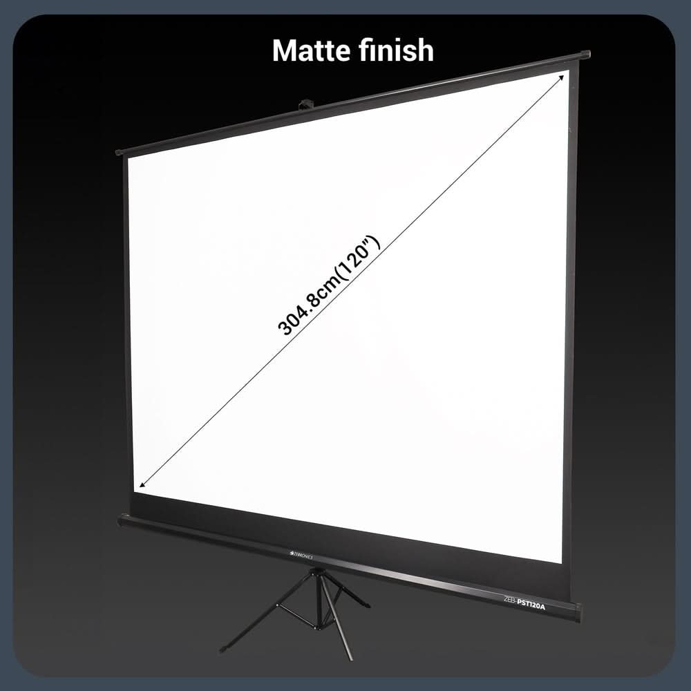 PROJECTOR SCREEN ZEBRONICS PST120A