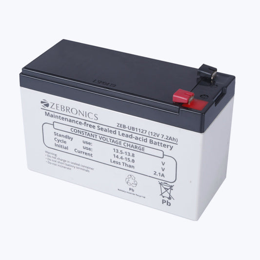 UPS BATTERY ZEBRONICS 7AH