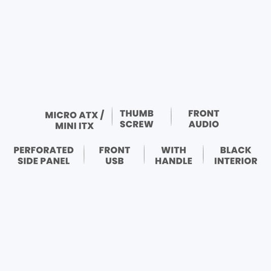 Zebronics Portable 10 mATX Cabinet