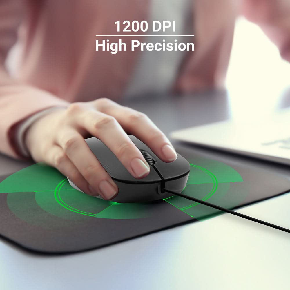 ZEBRONICS ZEB-POWER WIRED USB MOUSE