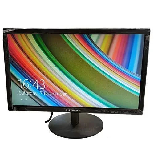 Zebster E19HD 19 Inch LED Monitor, HD Display, HDMI, Black