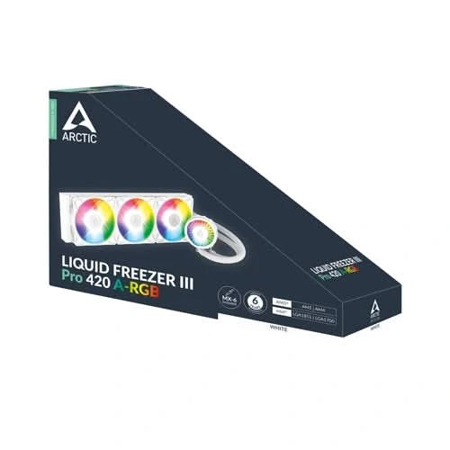 Arctic Liquid Freezer III Pro 420 ARGB White CPU Liquid Cooler
