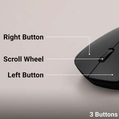 ZEBRONICS ACTIVE Wireless Ambidextrous Optical Mouse