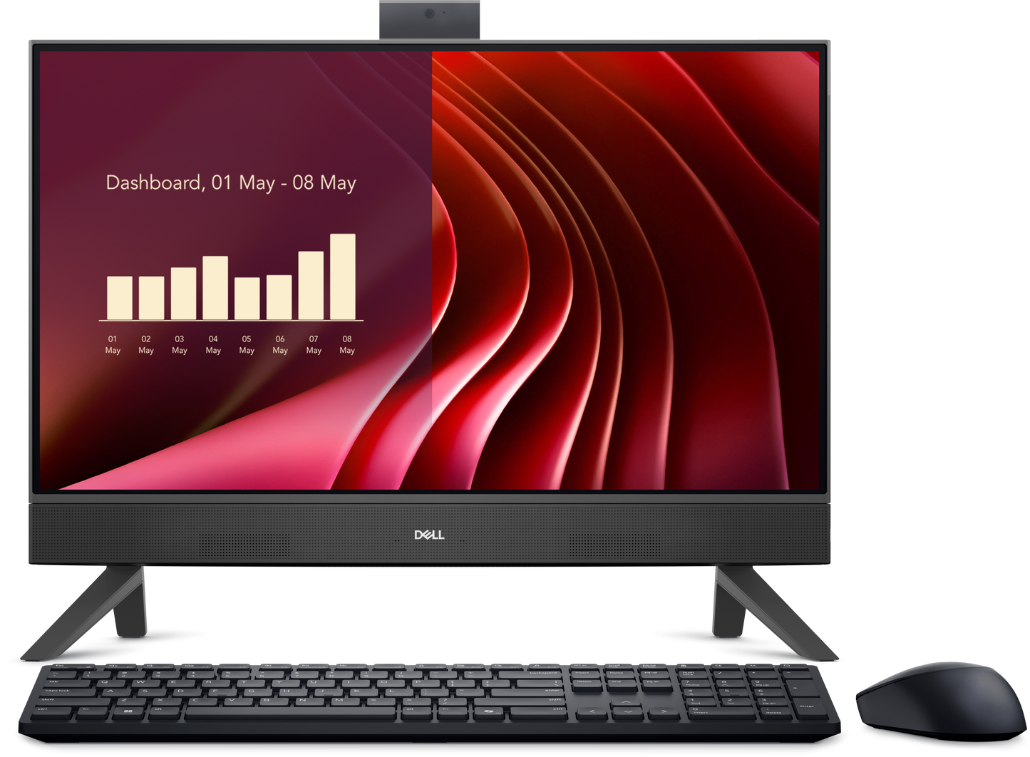 AIO DELL 24 EC24250 [CORE3-100U/8GB/512GB SSD/WIN11 HOME+MS24/24.0"/INTEGRATED GRAPHICS/3 YEAR(S)/WHITE]