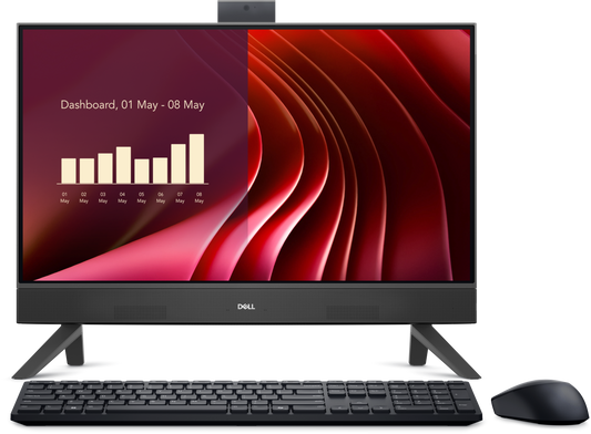 AIO DELL 24 EC24250 [CORE3-100U/8GB/512GB SSD/WIN11 HOME+MS24/24.0"/INTEGRATED GRAPHICS/3 YEAR(S)/WHITE]