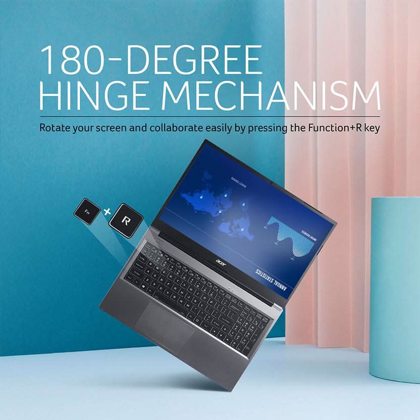 Acer Aspire Lite AMD Ryzen 7 Octa Core 7730U - (16 GB/512 GB SSD/Windows 11 Home) AL15-41 Thin and Light Laptop (15.6 Inch, Steel Grey, 1.59 kg)